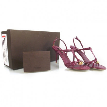 Louis Vuitton Ingrid Strappy Heels Raspberry Pink 6 of 6