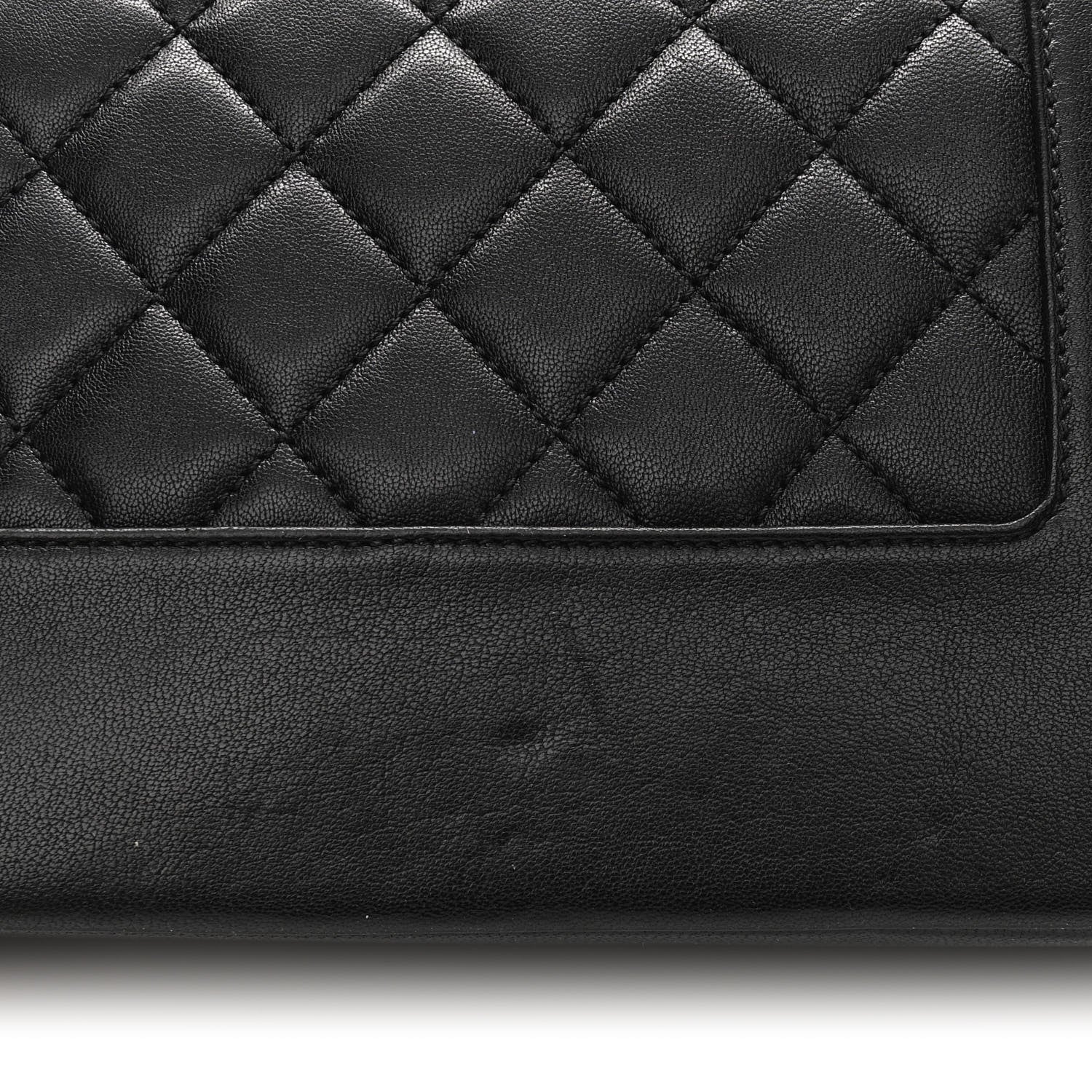 Chanel Sheepskin Quilted Vintage Mademoiselle Flap Black 14 of 15