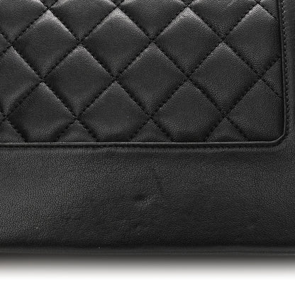 Chanel Sheepskin Quilted Vintage Mademoiselle Flap Black 14 of 15