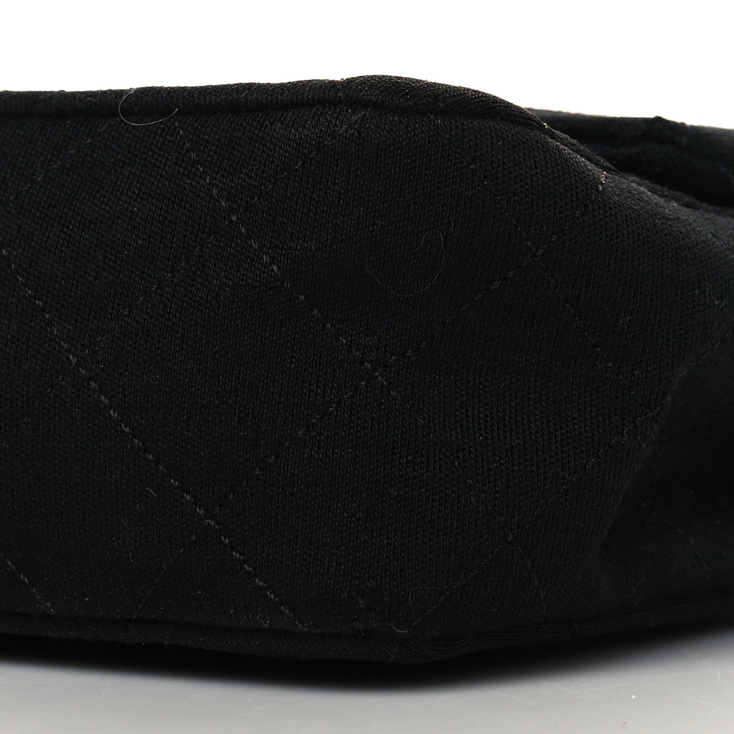Chanel Jersey Quilted Small Double Flap Black 9 of 10