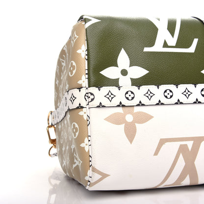 Louis Vuitton Monogram Giant Keepall Bandouliere 50 Kaki Beige 6 of 8
