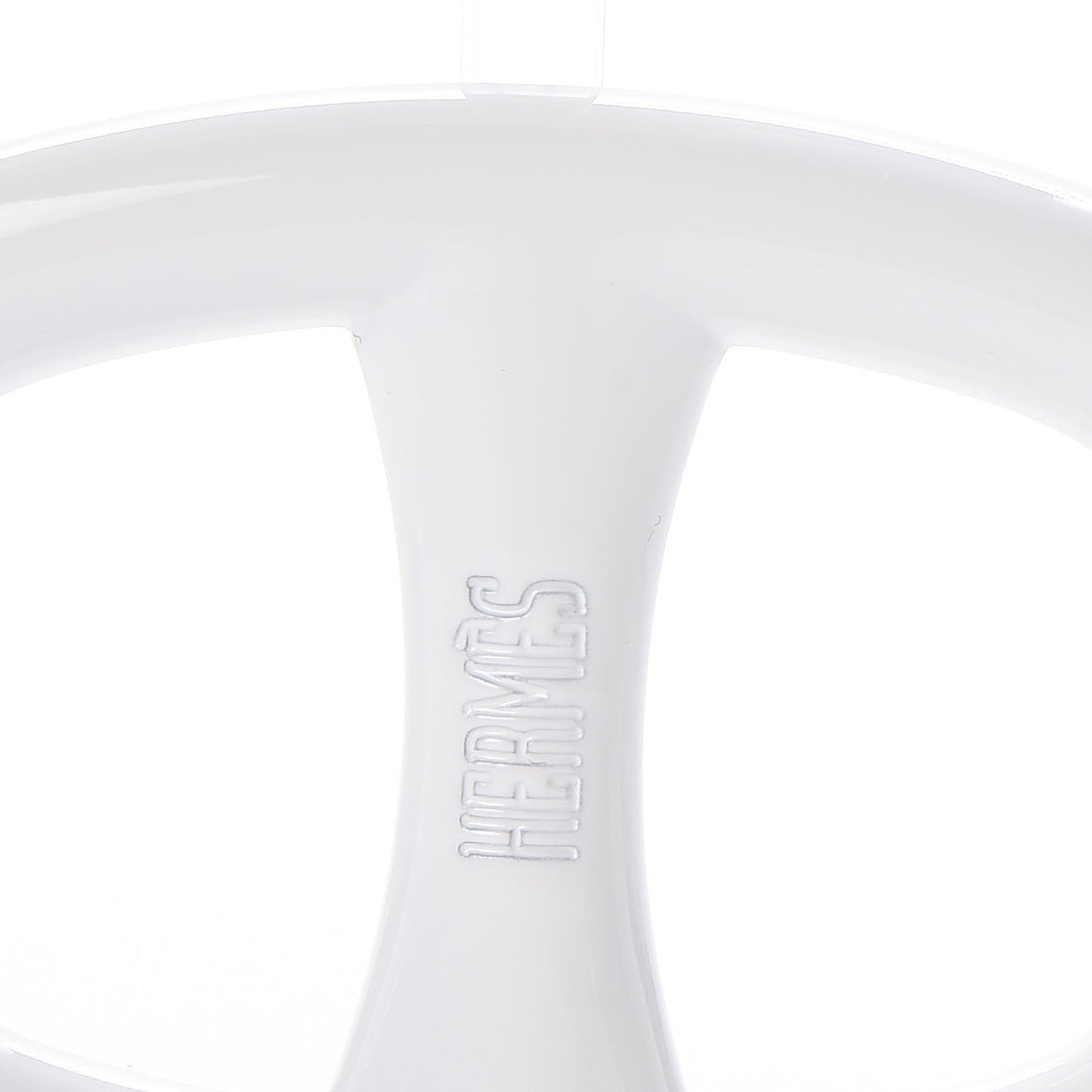 Lacquer Chaine D Ancre Scarf Ring White