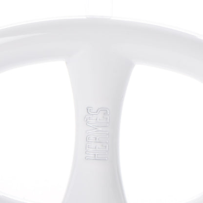 Hermes Lacquer Chaine D Ancre Scarf Ring White 3 of 4
