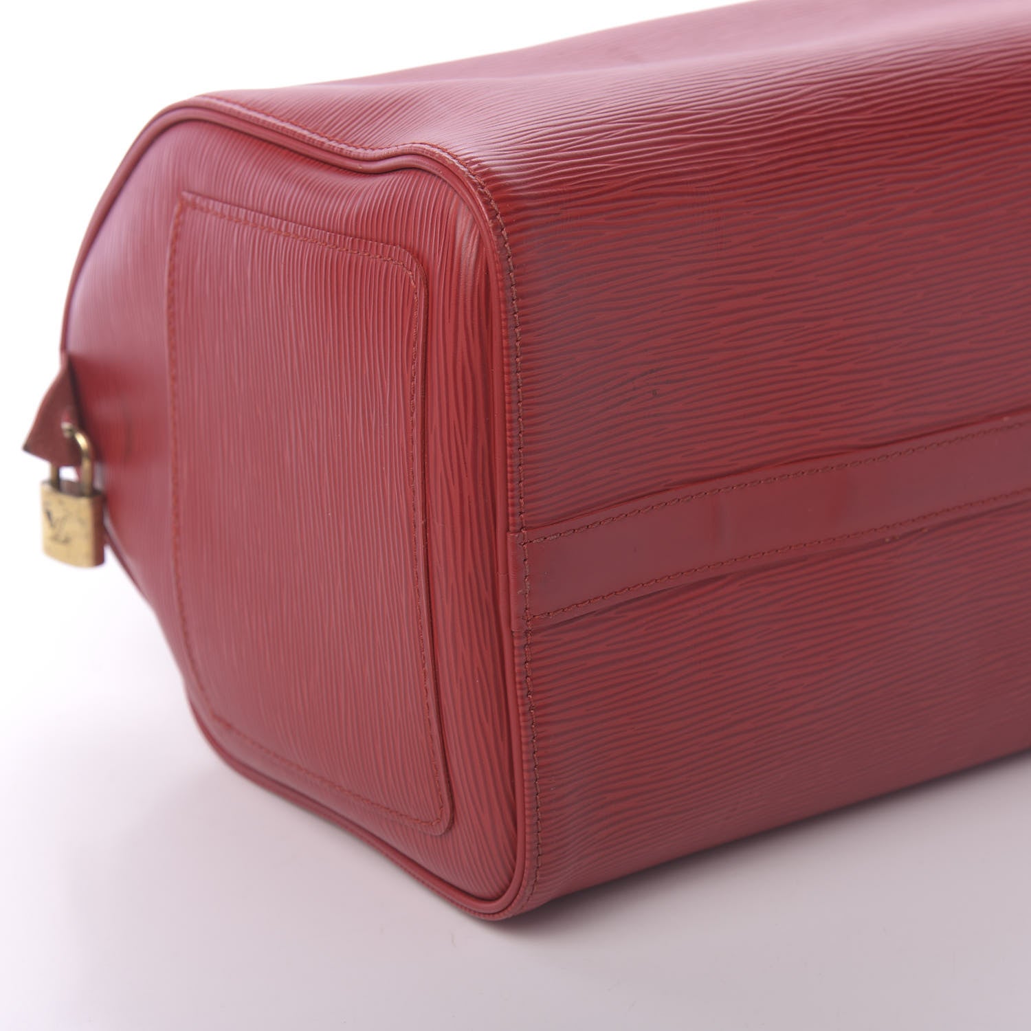 Louis Vuitton Epi Speedy 30 Castillan Red 6 of 10