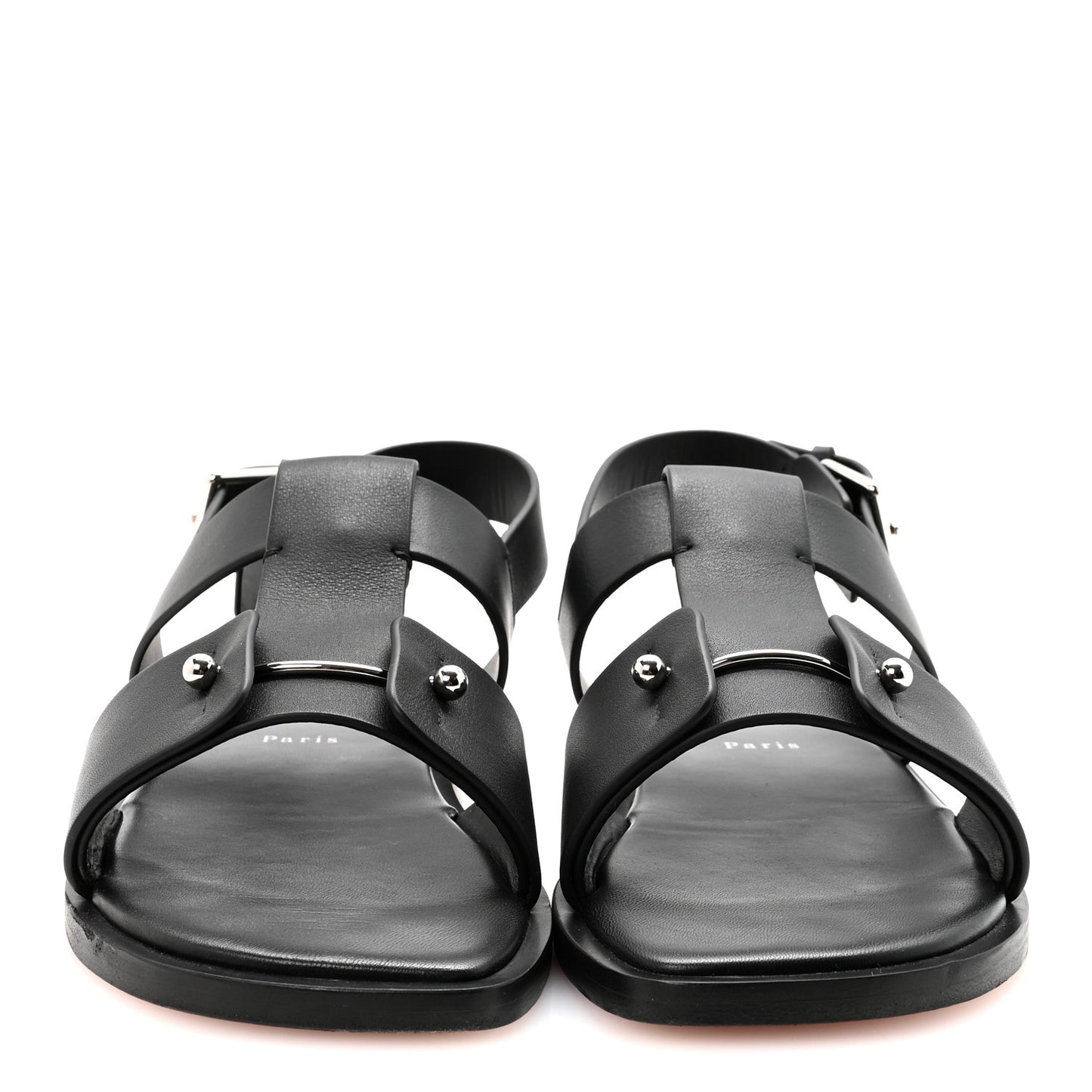 Calfskin Mens Chambeliss Sandals 41 Black