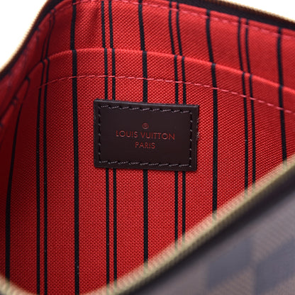 Louis Vuitton Damier Ebene Neverfull MM GM Pochette 5 of 7