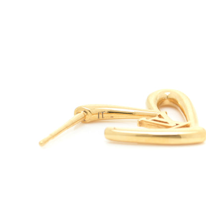 Louis Vuitton Fall In Love Heart Earrings PM Gold 8 of 10