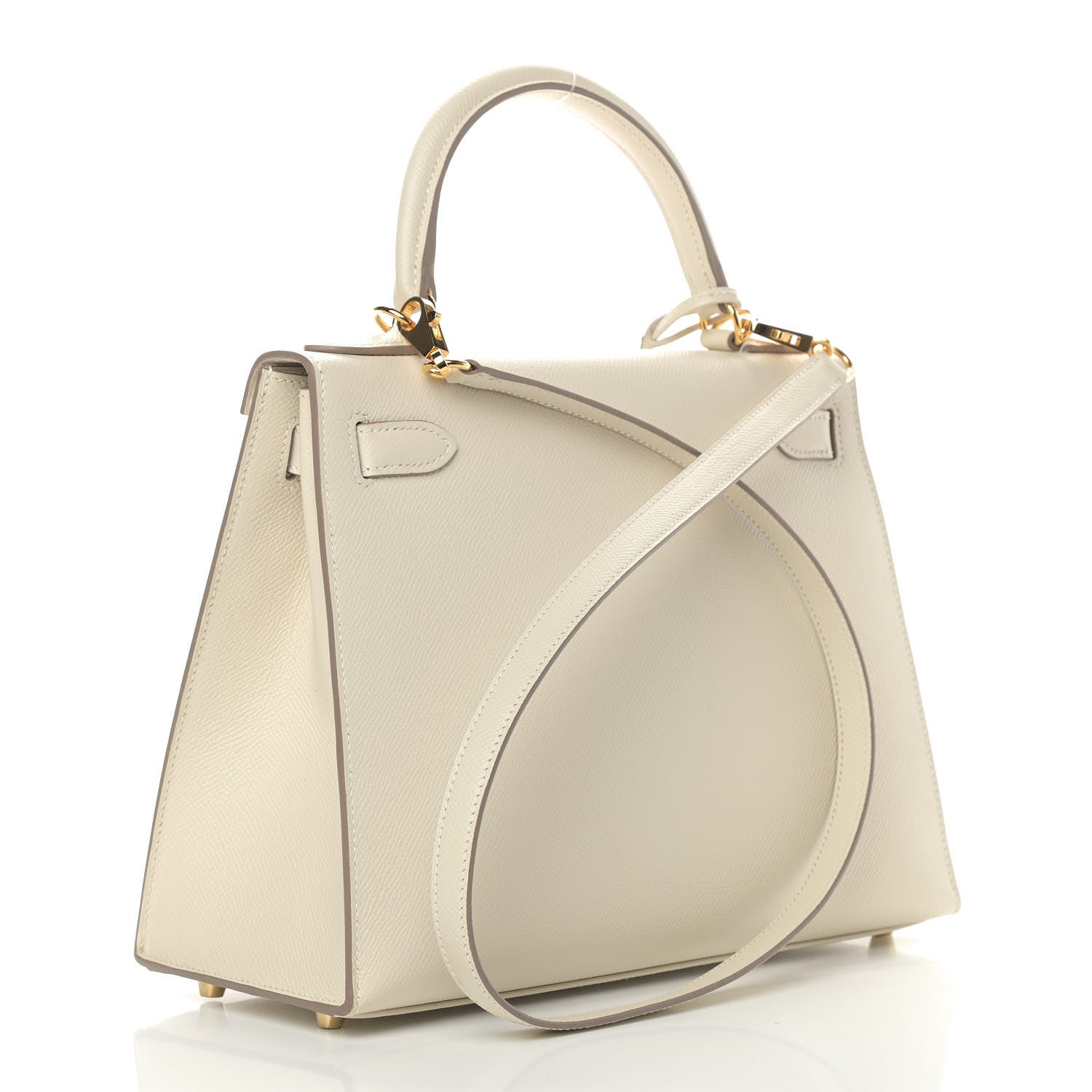 Hermes Epsom Kelly Sellier 28 Craie 3 of 10