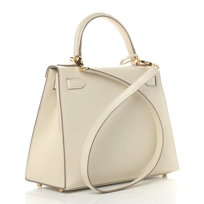 Hermes Epsom Kelly Sellier 28 Craie 3 of 10