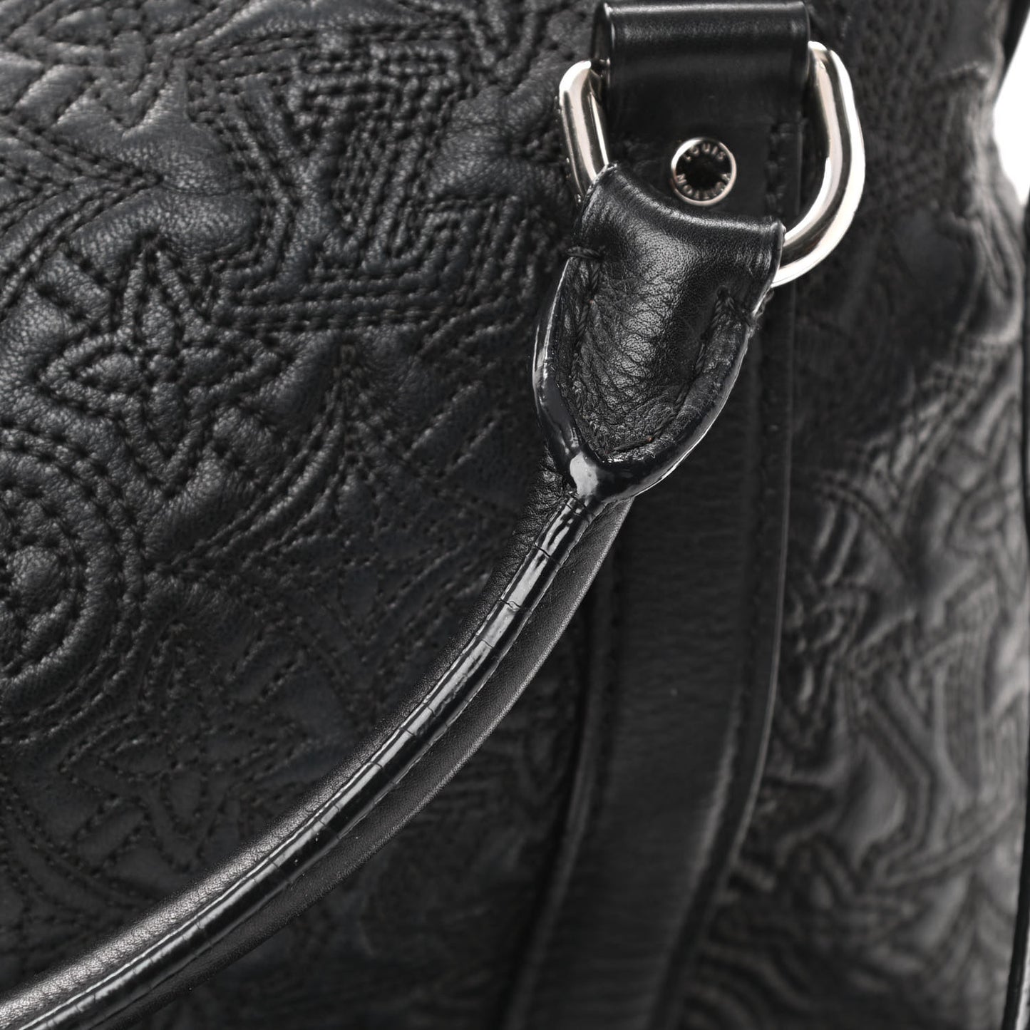 Monogram Lambskin Antheia Ixia MM Black