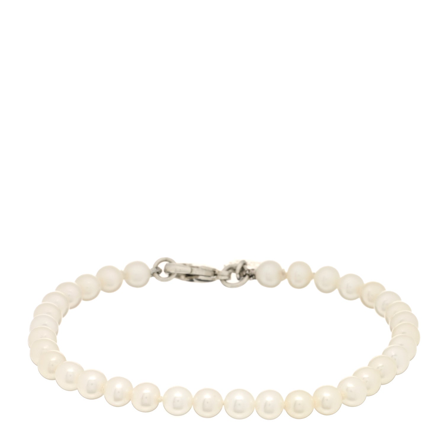 Tiffany Sterling Silver Pearl Ziegfeld Bracelet 1 of 3