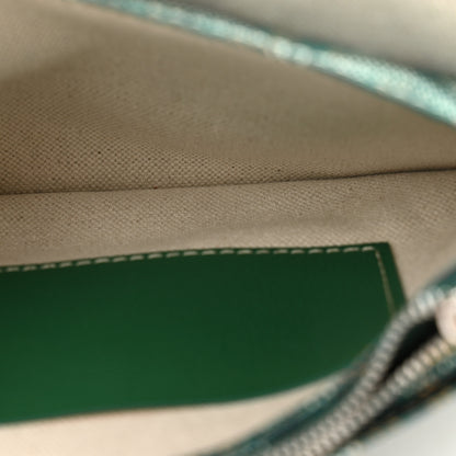 Goyard Goyardine Plumet Wallet Clutch Green 6 of 10