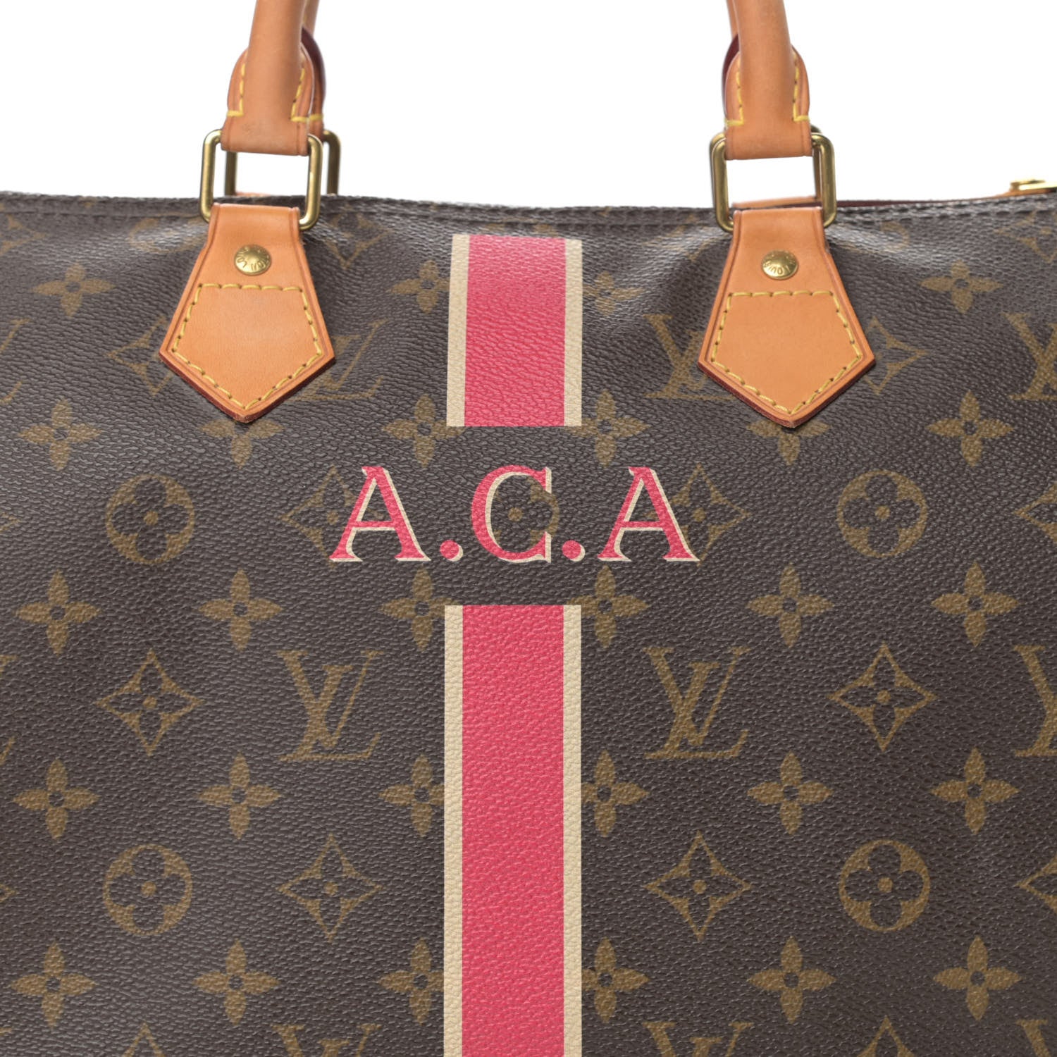 Louis Vuitton Monogram My LV Heritage Speedy 30 Fuchsia Ivory 7 of 14