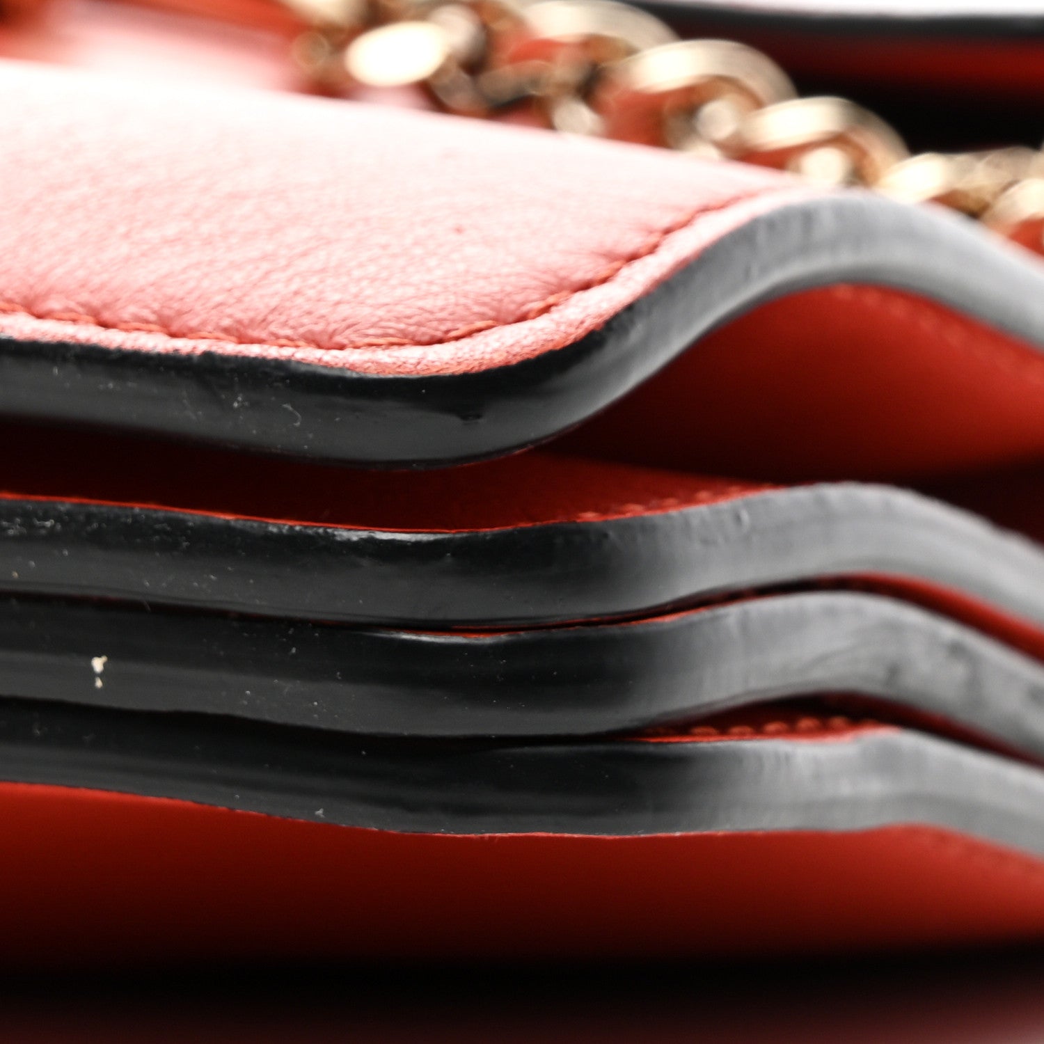 Chloe Calfskin Suede Medium Faye Shoulder Bag Sepia Red 11 of 12