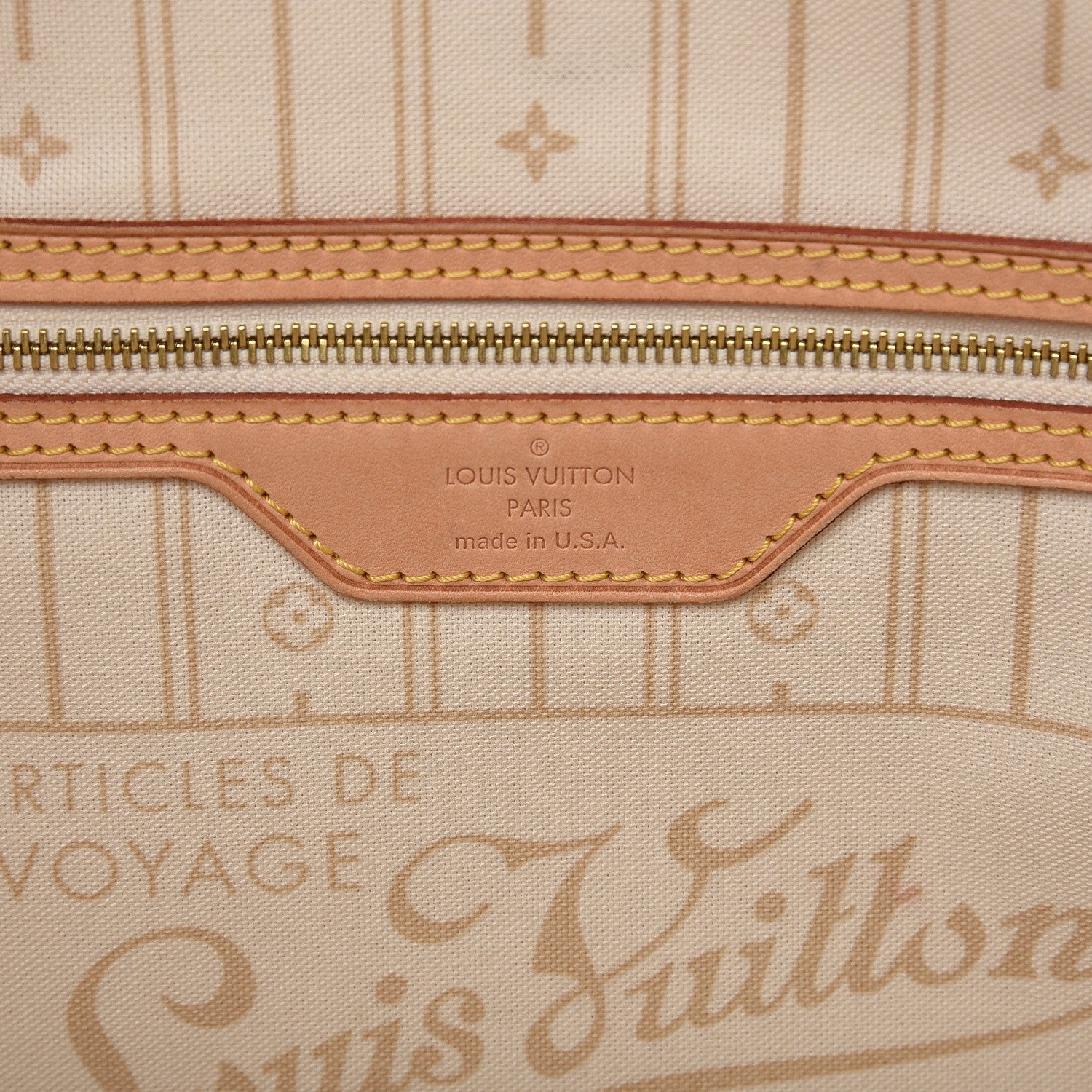 Louis Vuitton Damier Azur Neverfull MM 6 of 10