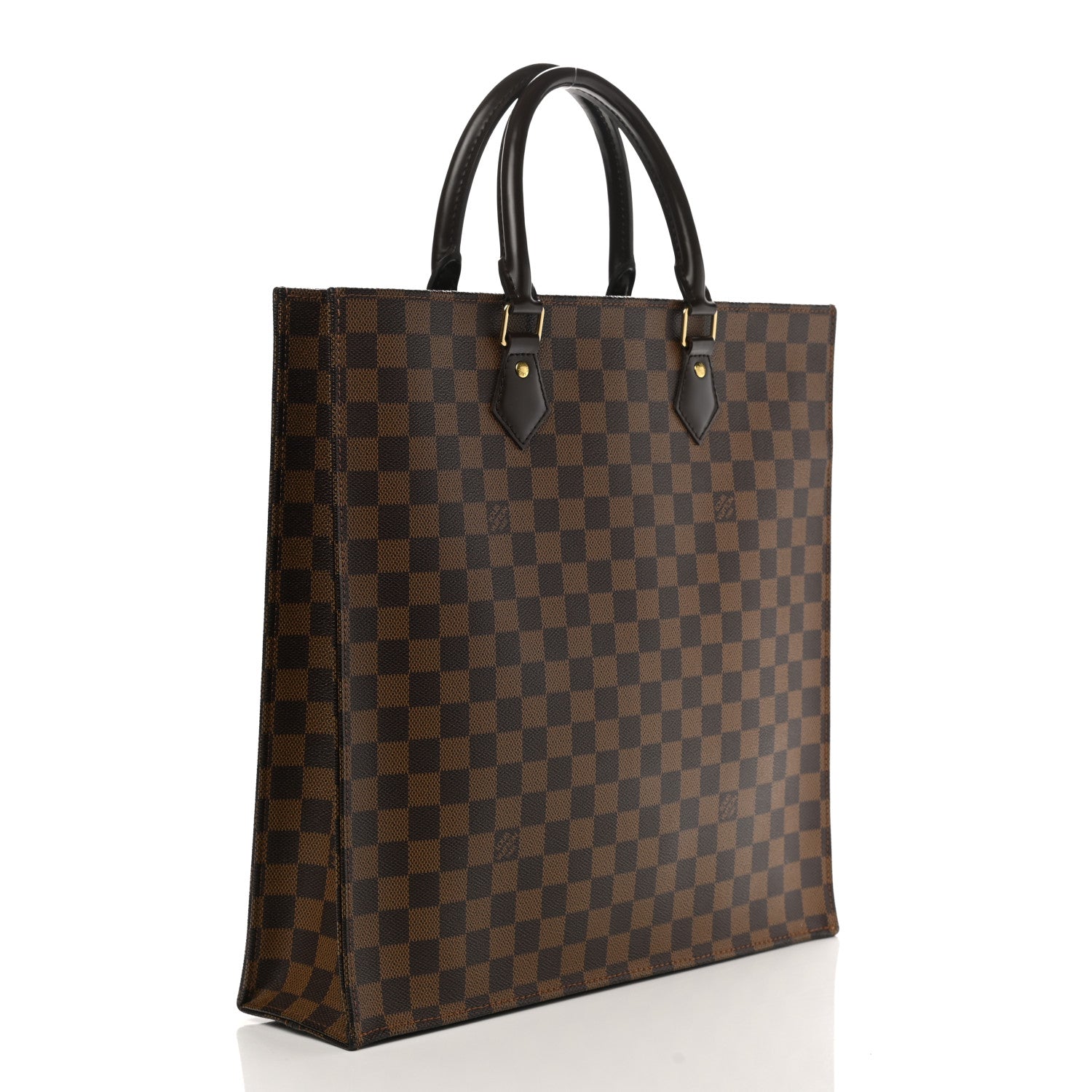 Louis Vuitton Damier Ebene Sac Plat NM 2 of 10