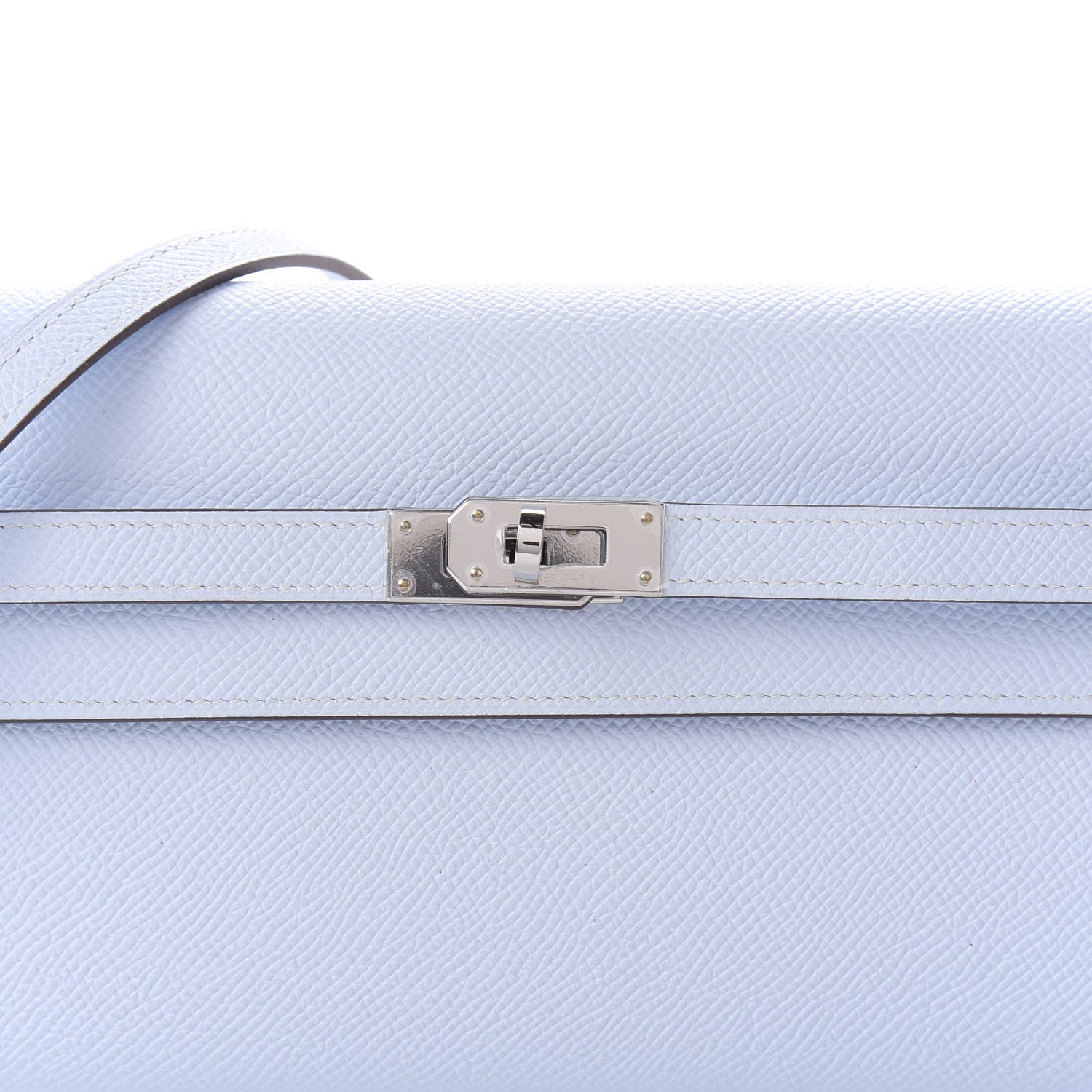 Hermes Epsom Kelly Wallet To Go Bleu Brume 9 of 10