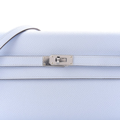 Hermes Epsom Kelly Wallet To Go Bleu Brume 9 of 10