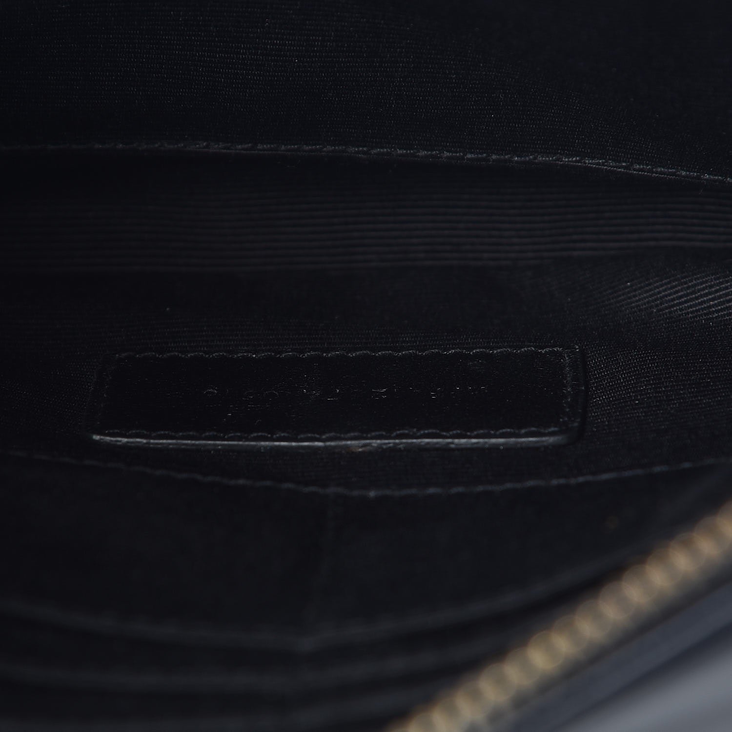 Saint Laurent Calfskin Teen Monogram Crossbody Bag Deep Marine 8 of 8