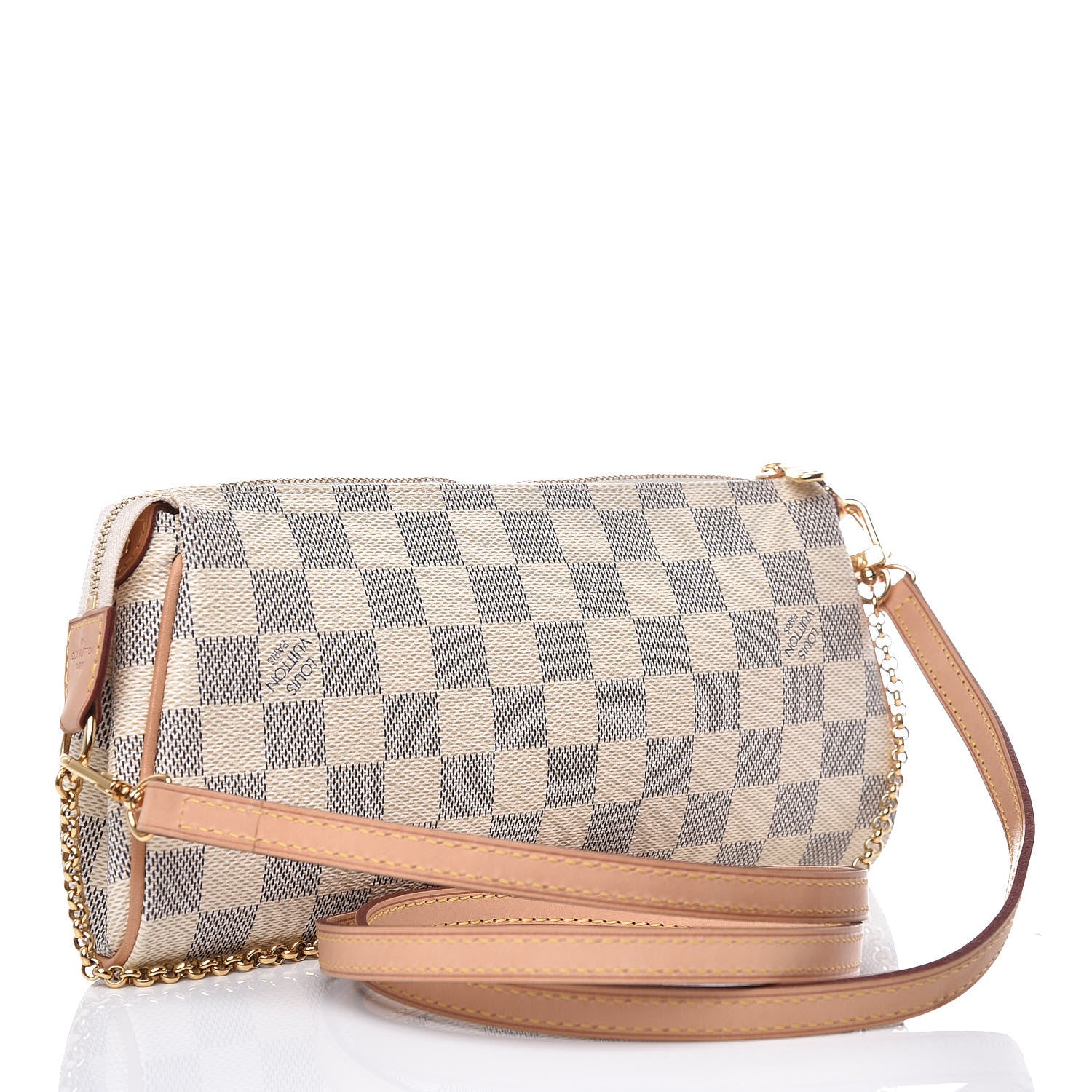 Louis Vuitton Damier Azur Eva Clutch 3 of 10