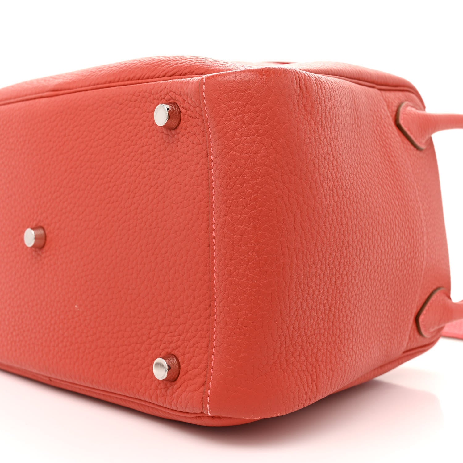 Hermes Taurillon Clemence Verso Lindy 30 Rouge Pivoine Rose Jaipur 10 of 11