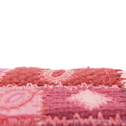 Chanel Tweed Patchwork Medium Single Flap Pink 8 of 13