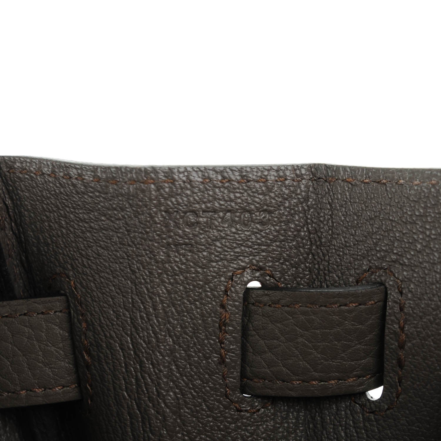 Hermes Taurillon Clemence Kelly Retourne 32 Etain 11 of 25