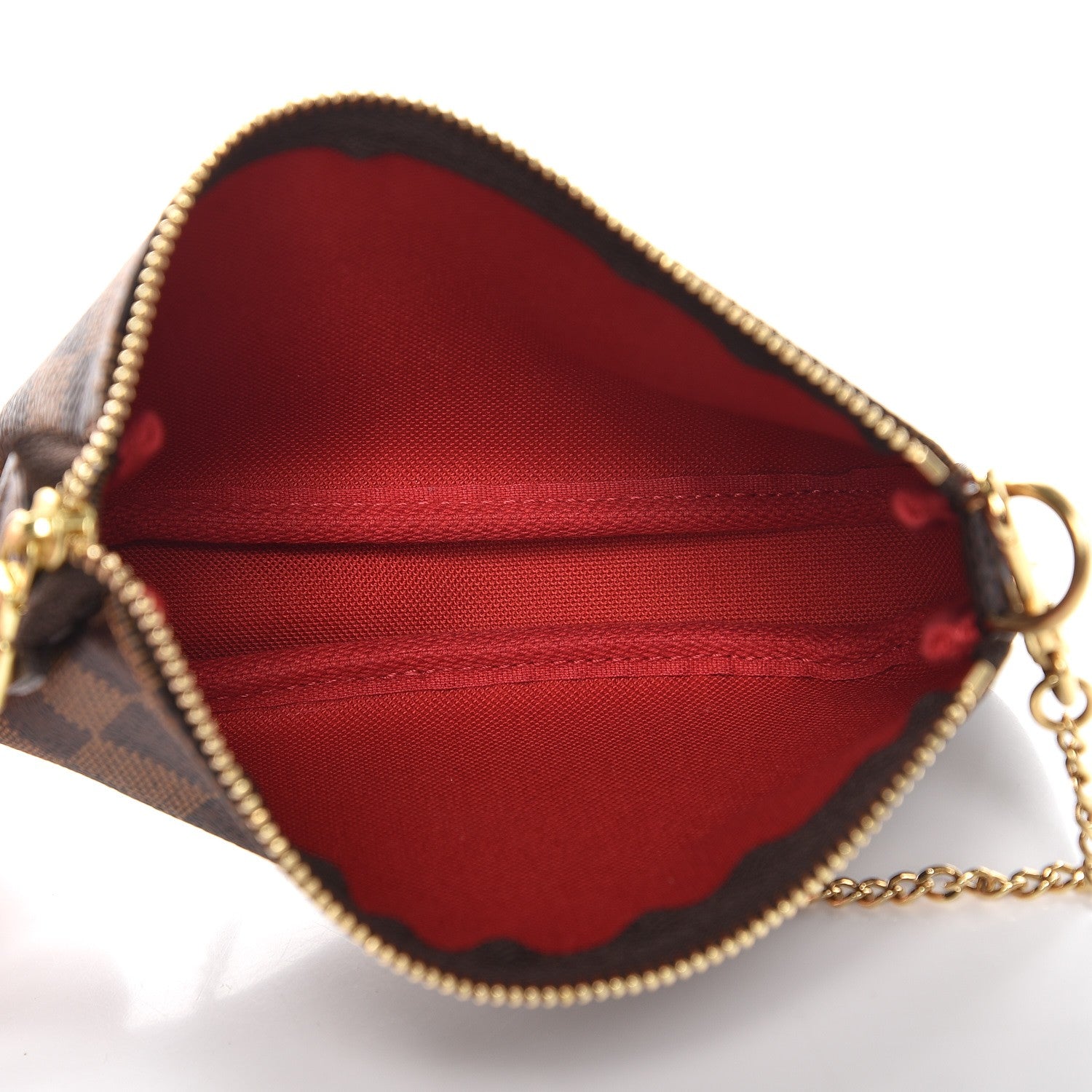 Louis Vuitton Damier Ebene Mini Pochette Accessories 5 of 8