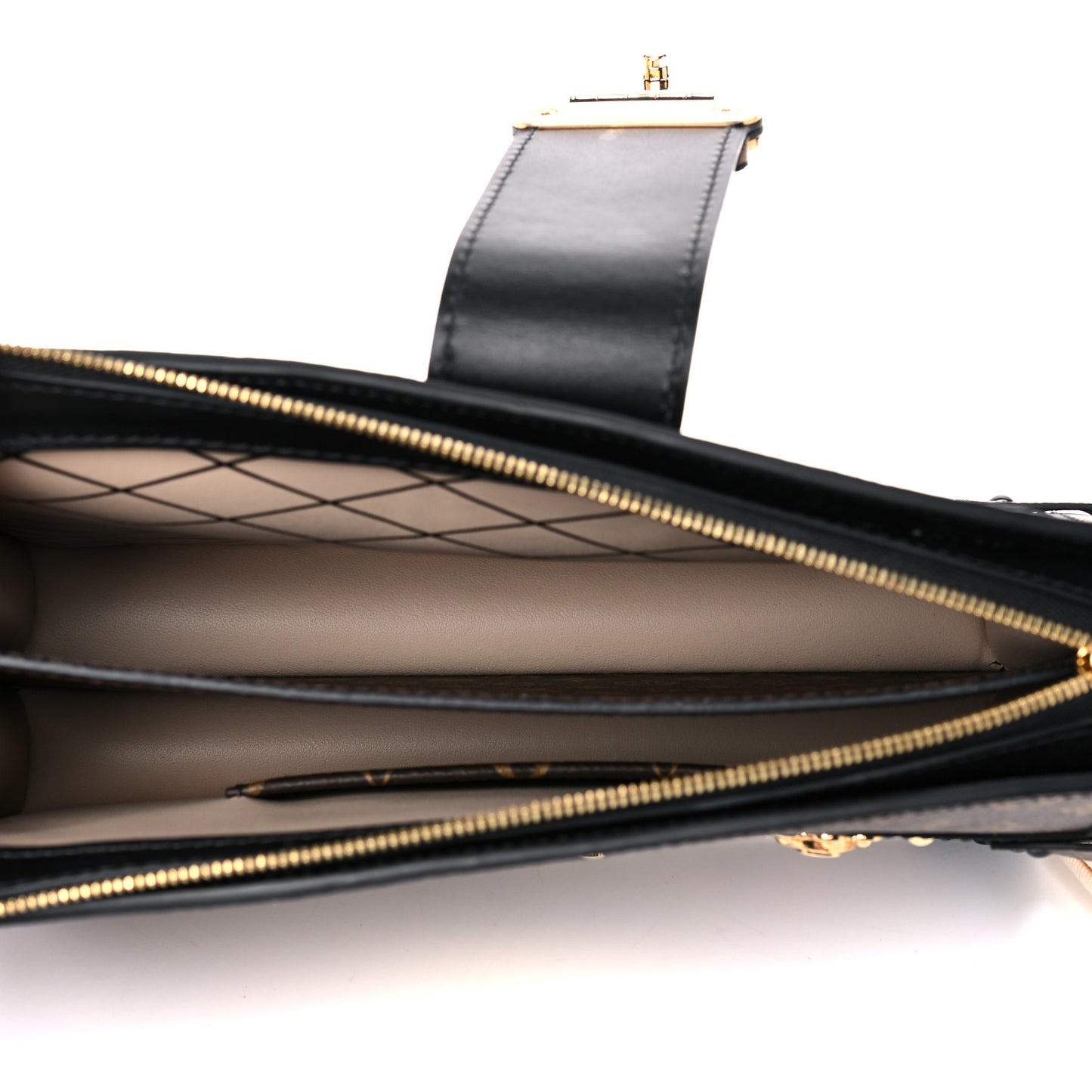Reverse Monogram Trunk Clutch