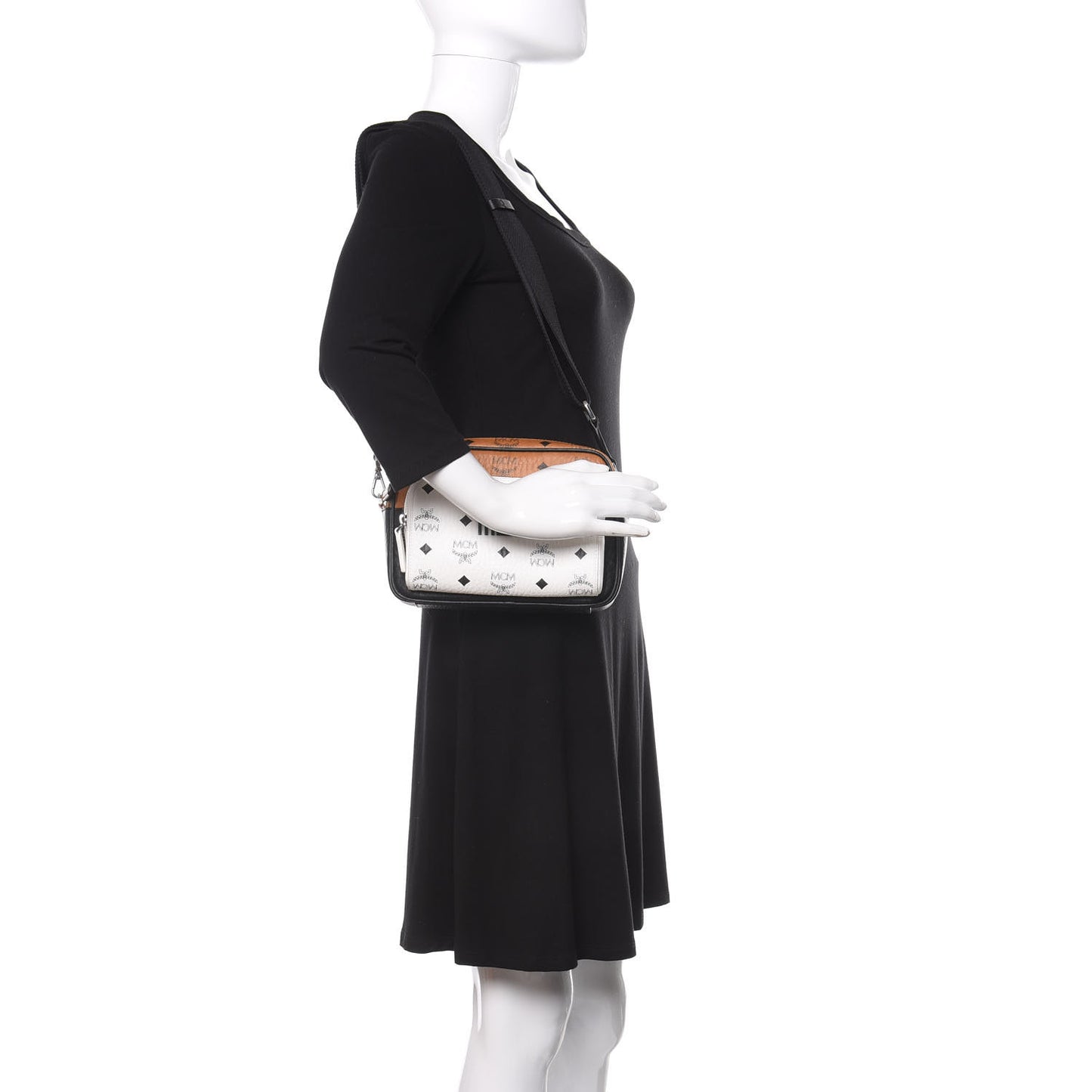 Visetos Mix Small Klassik Crossbody White