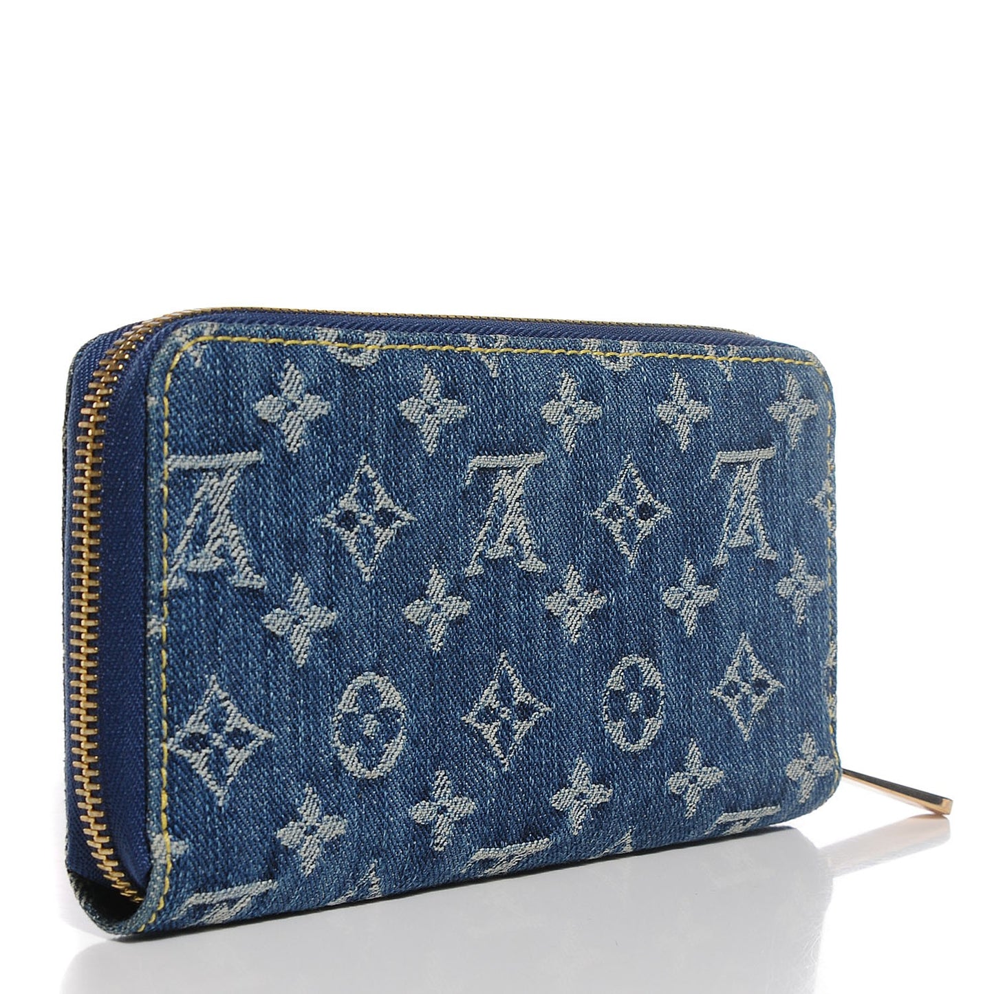 Denim Zippy Wallet Blue