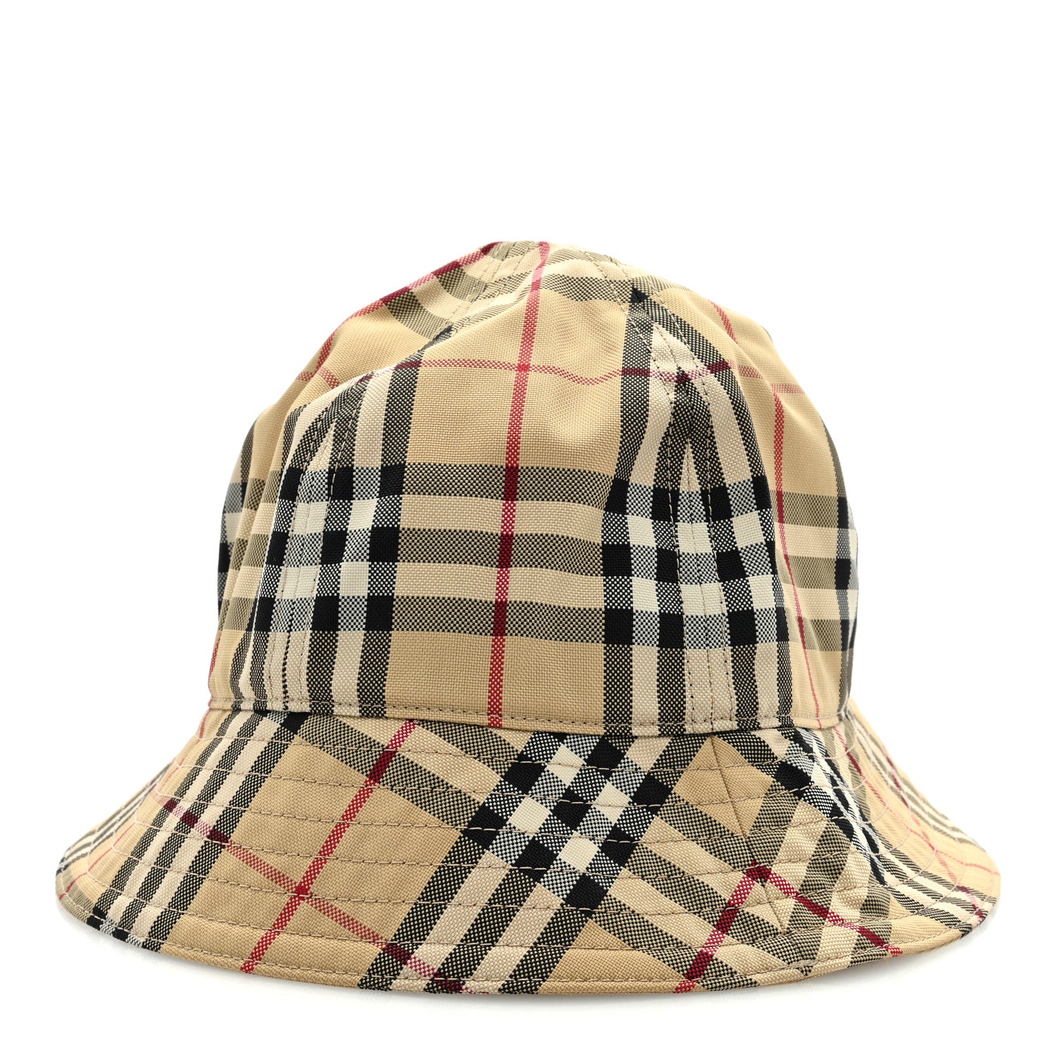 Burberry Nylon Vintage Check Bucket Hat M Archive Beige 3 of 7