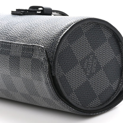 Louis Vuitton Damier Graphite 3 Watch Travel Case 10 of 10
