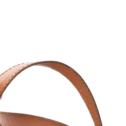Chanel Grained Calfskin Logo Tote Brown 33 of 33