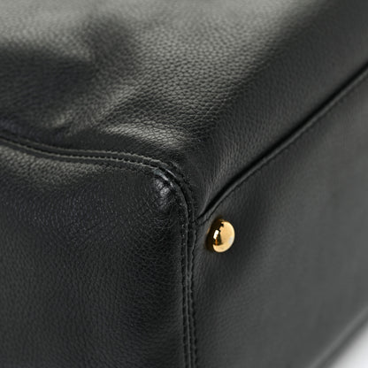 Chanel Calfskin Tall Cerf Tote Black 13 of 16