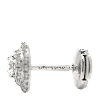 Tiffany Platinum Diamond .60ctw Soleste Earrings 4 of 4