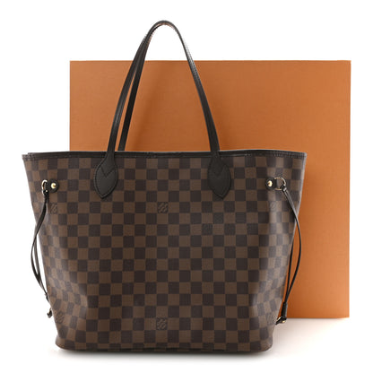 Louis Vuitton Damier Ebene Neo Neverfull MM Rose Ballerine 16 of 16