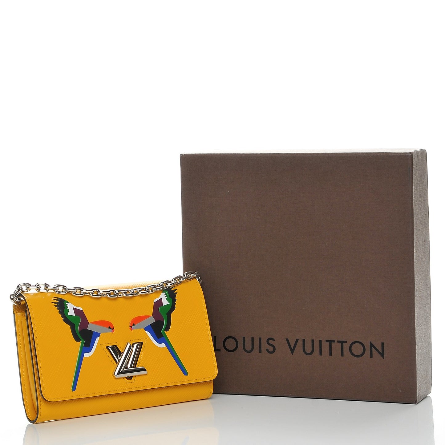 Epi Early Bird Twist Chain Wallet Jonquille