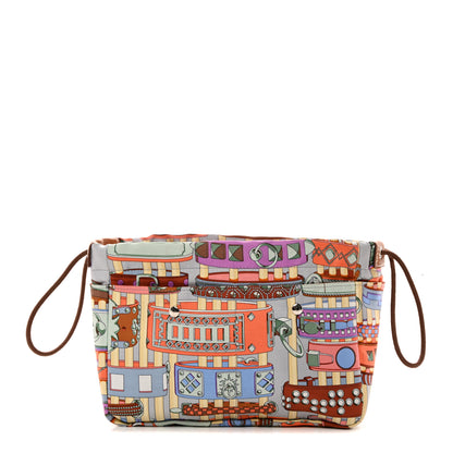 Hermes Silk Barenia Fourbi 20 PM Pouch 1 of 12
