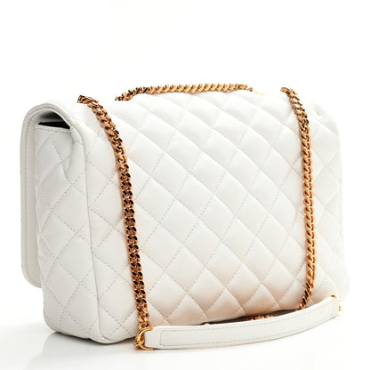 Versace Nappa Quilted Medusa Chain Crossbody White 3 of 8