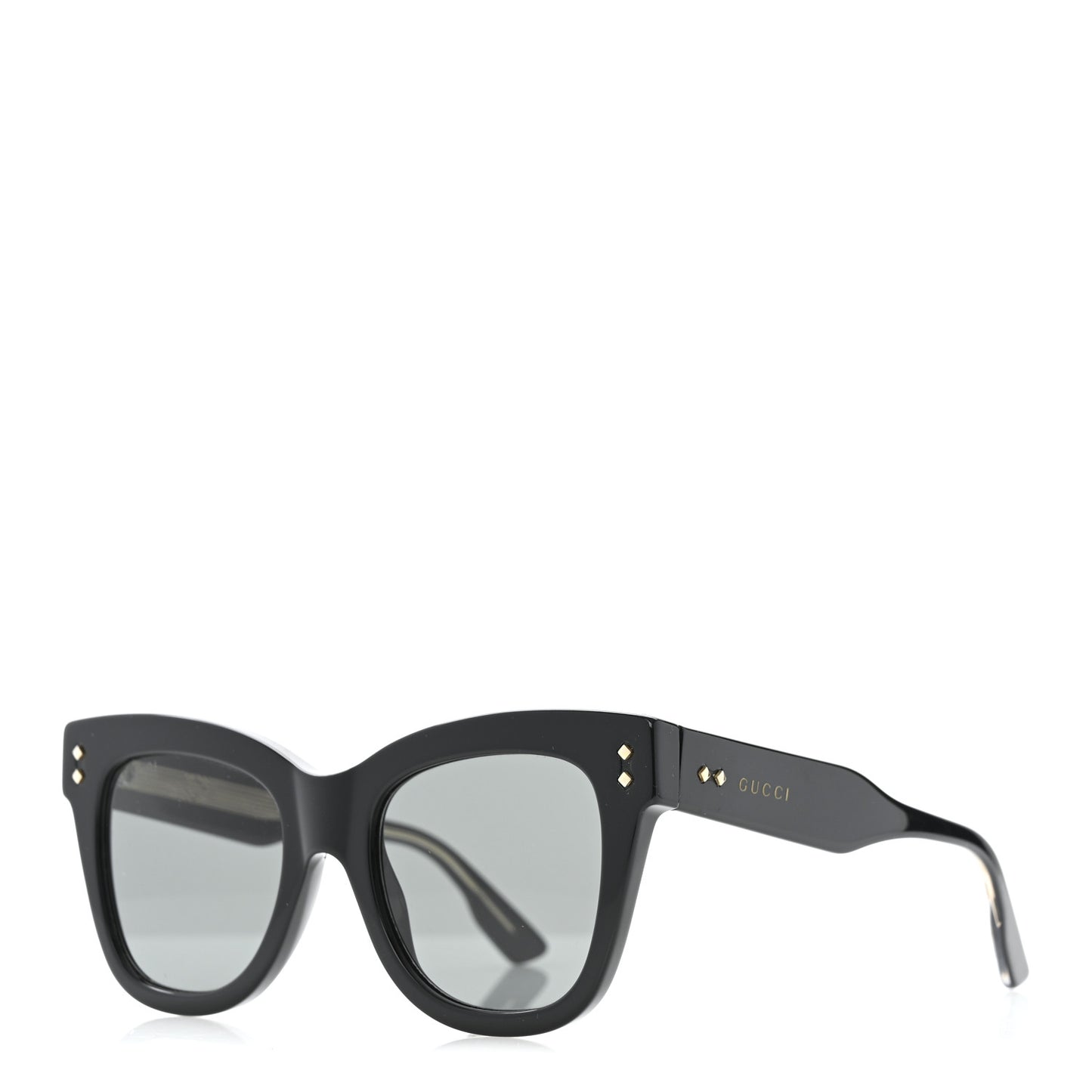 Acetate Square Frame Sunglasses GG1082S Black