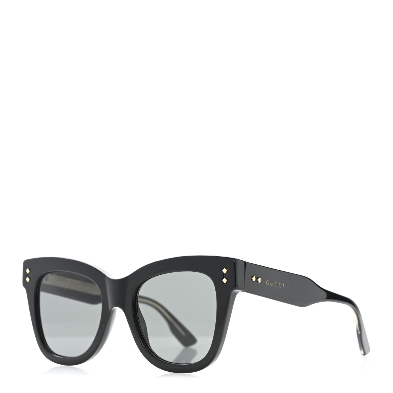 Gucci Acetate Square Frame Sunglasses GG1082S Black 1 of 10