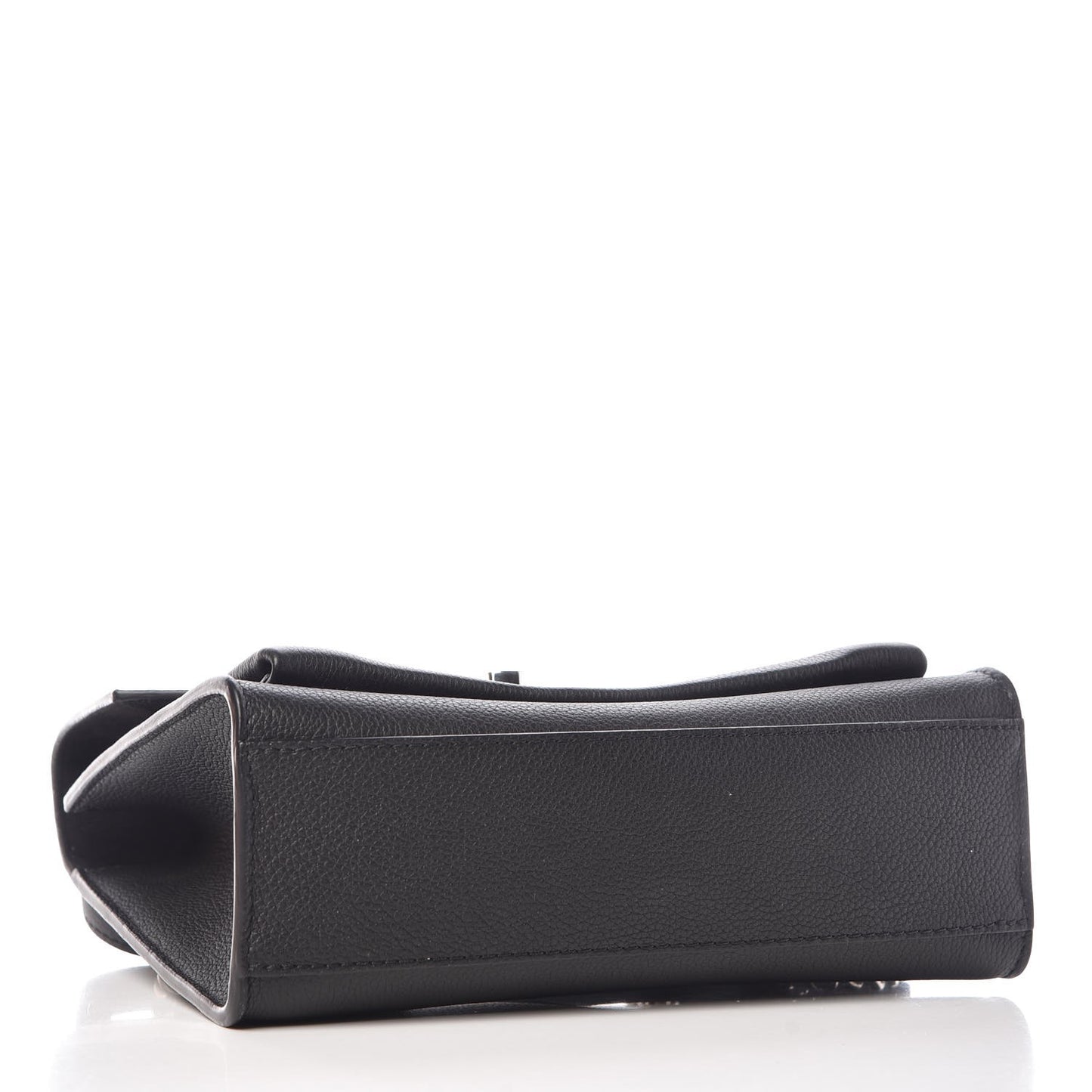 Soft Calfskin My Lockme Chain Bag BB Black