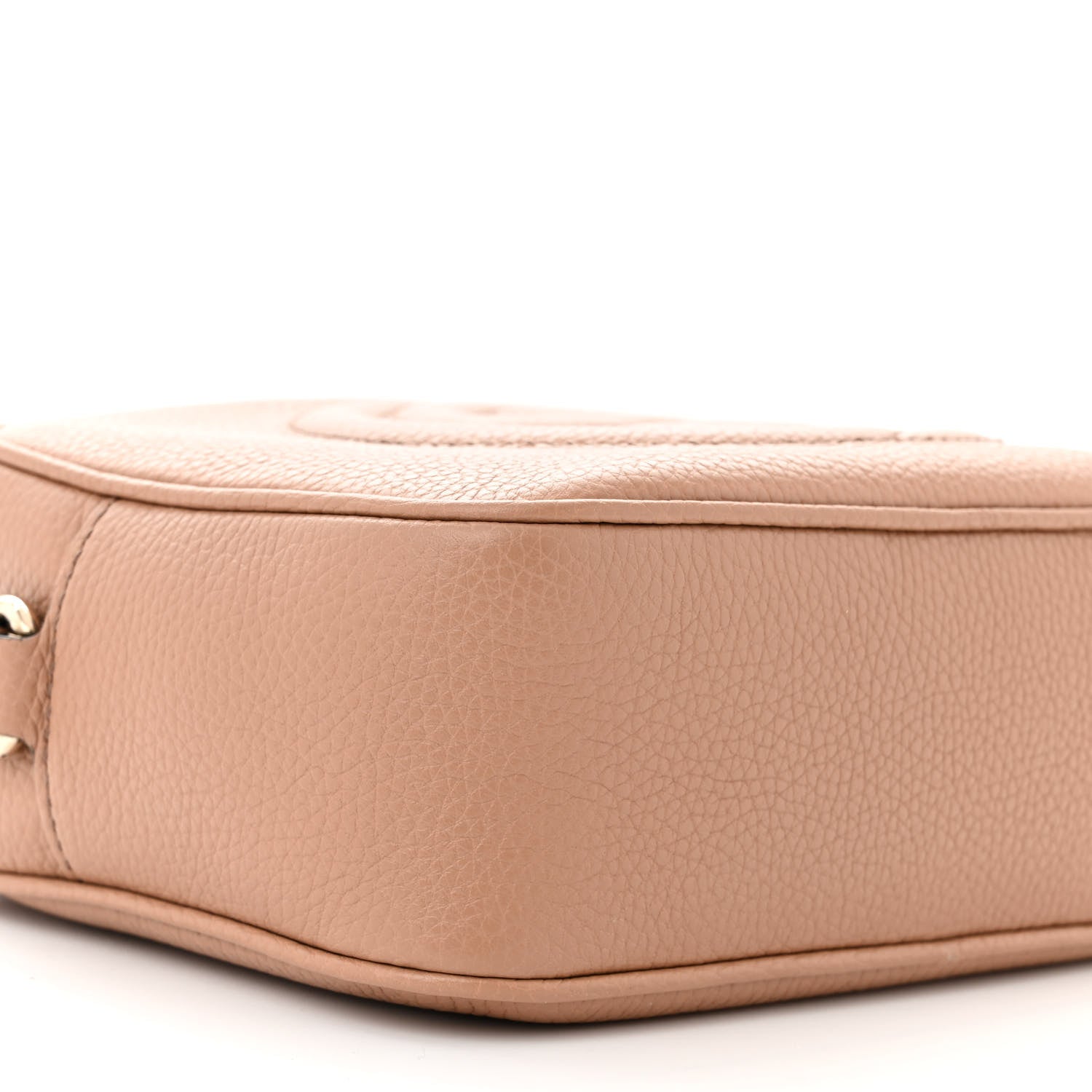 Gucci Pebbled Calfskin Small Soho Disco Bag Camelia 9 of 11