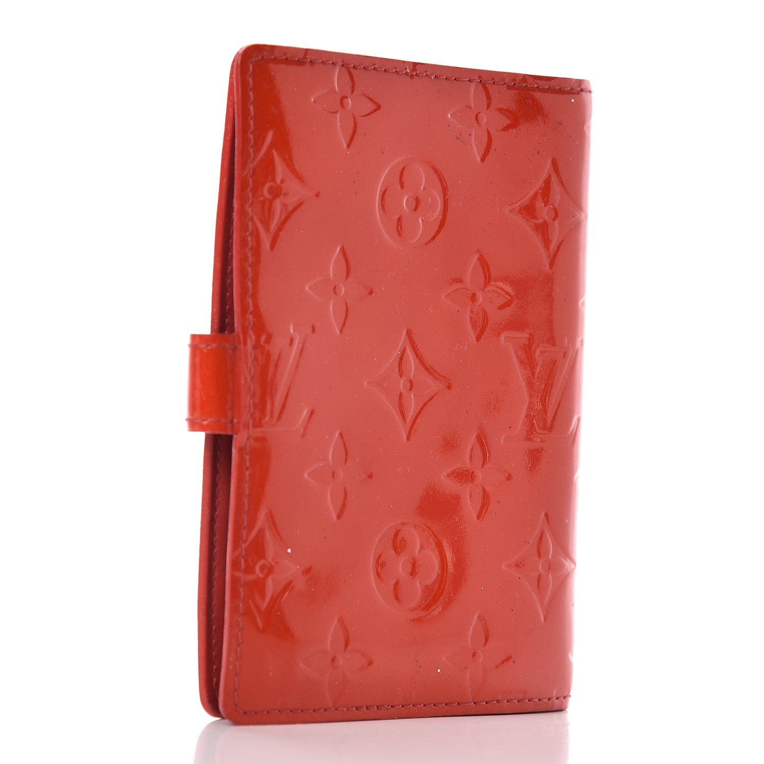Louis Vuitton Vernis Small Ring Agenda Cover Red 3 of 14