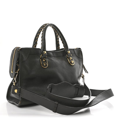 Balenciaga Chevre Gold Metallic Edge Hardware S City Gris Acier 4 of 14
