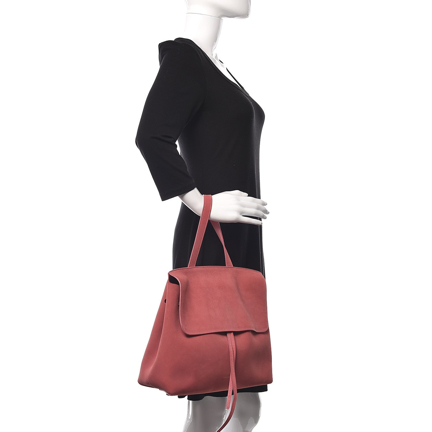 Mansur Gavriel Suede Lady Bag Blush 2 of 12