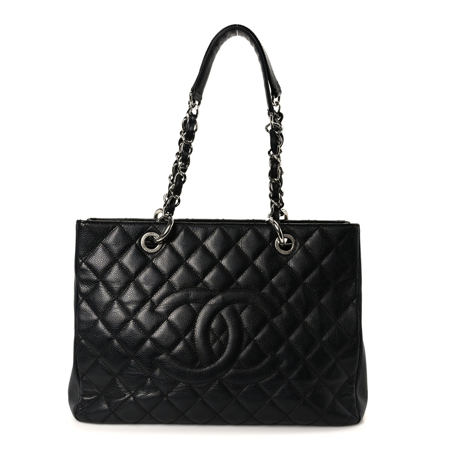 Chanel Caviar Quilted Grand Shopping Tote GST Black 1 of 10
