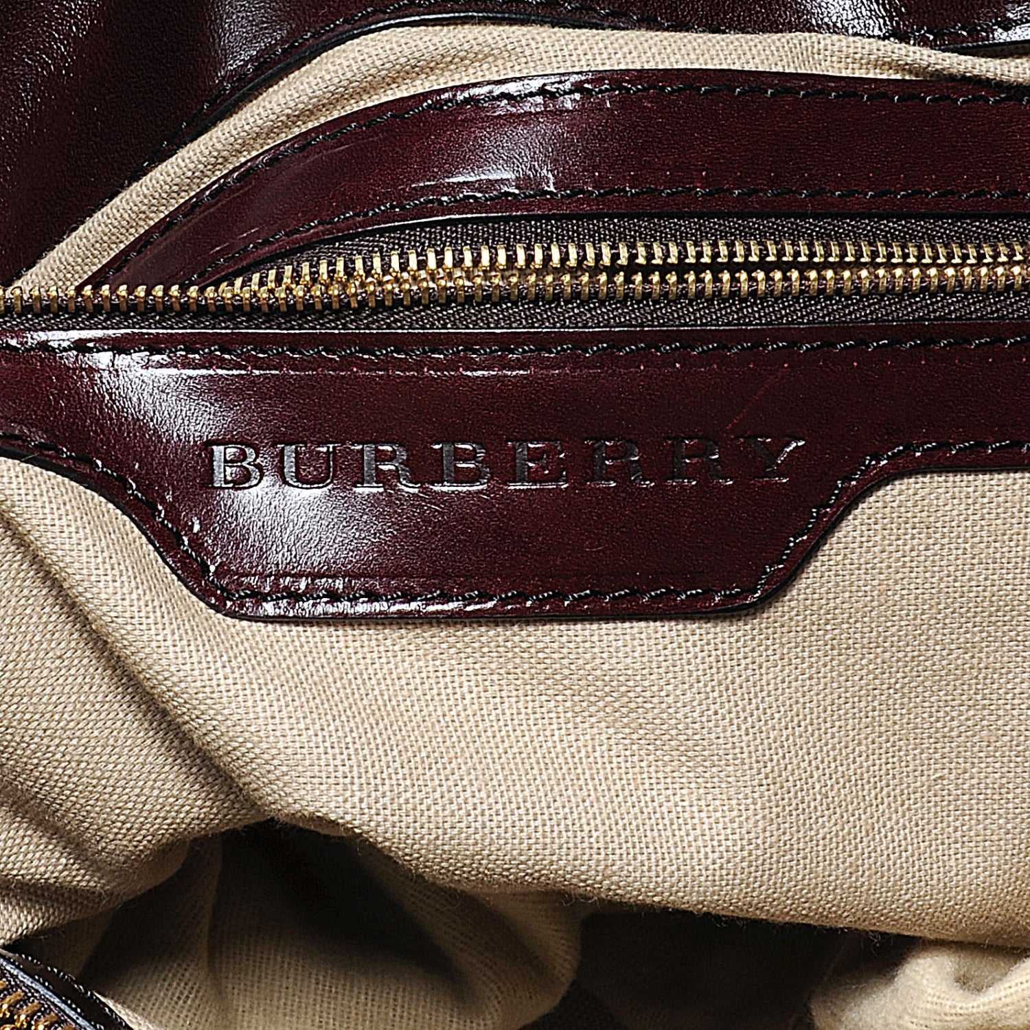 Burberry House Check Bridle Calfskin Medium Gosford Hobo 3 of 10