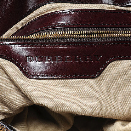 Burberry House Check Bridle Calfskin Medium Gosford Hobo 3 of 10